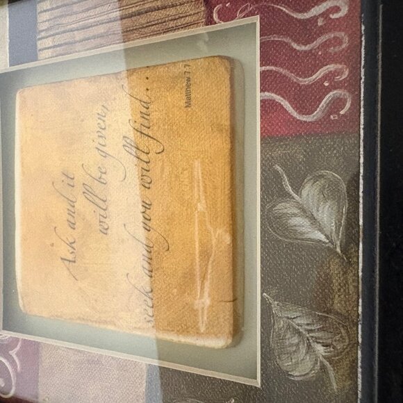 Framed Inspirational Wall Art Wisdom  Home Decor 8 x 8 in - Picture 5 of 6